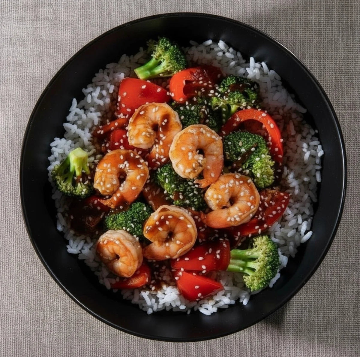 Shrimp Teriyaki Bowl