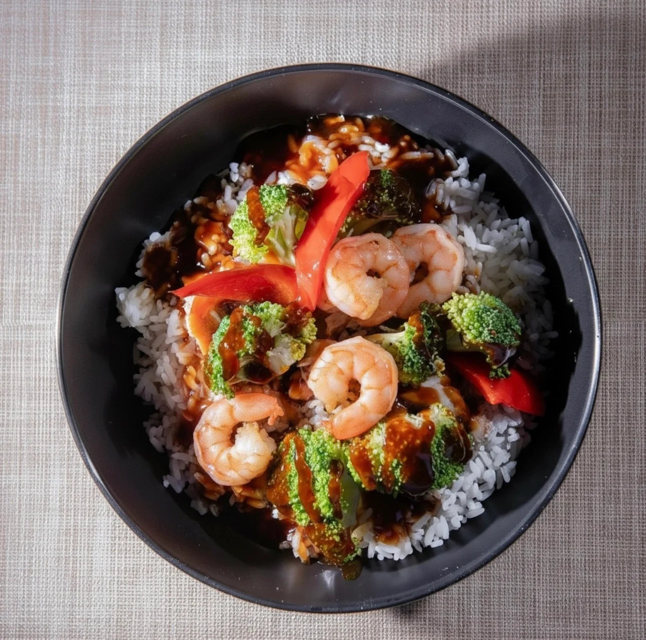 Shrimp Bourbon Bowl